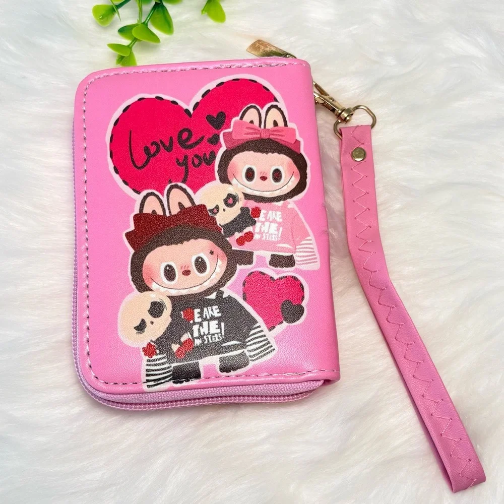 Monster Character Zippy Wallet with Wrist‎ Strap